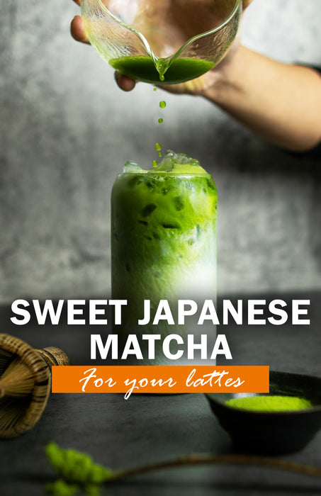 Sweet Japanese Matcha - 2.2lbs per bag (1 kg) - 6 bags per case